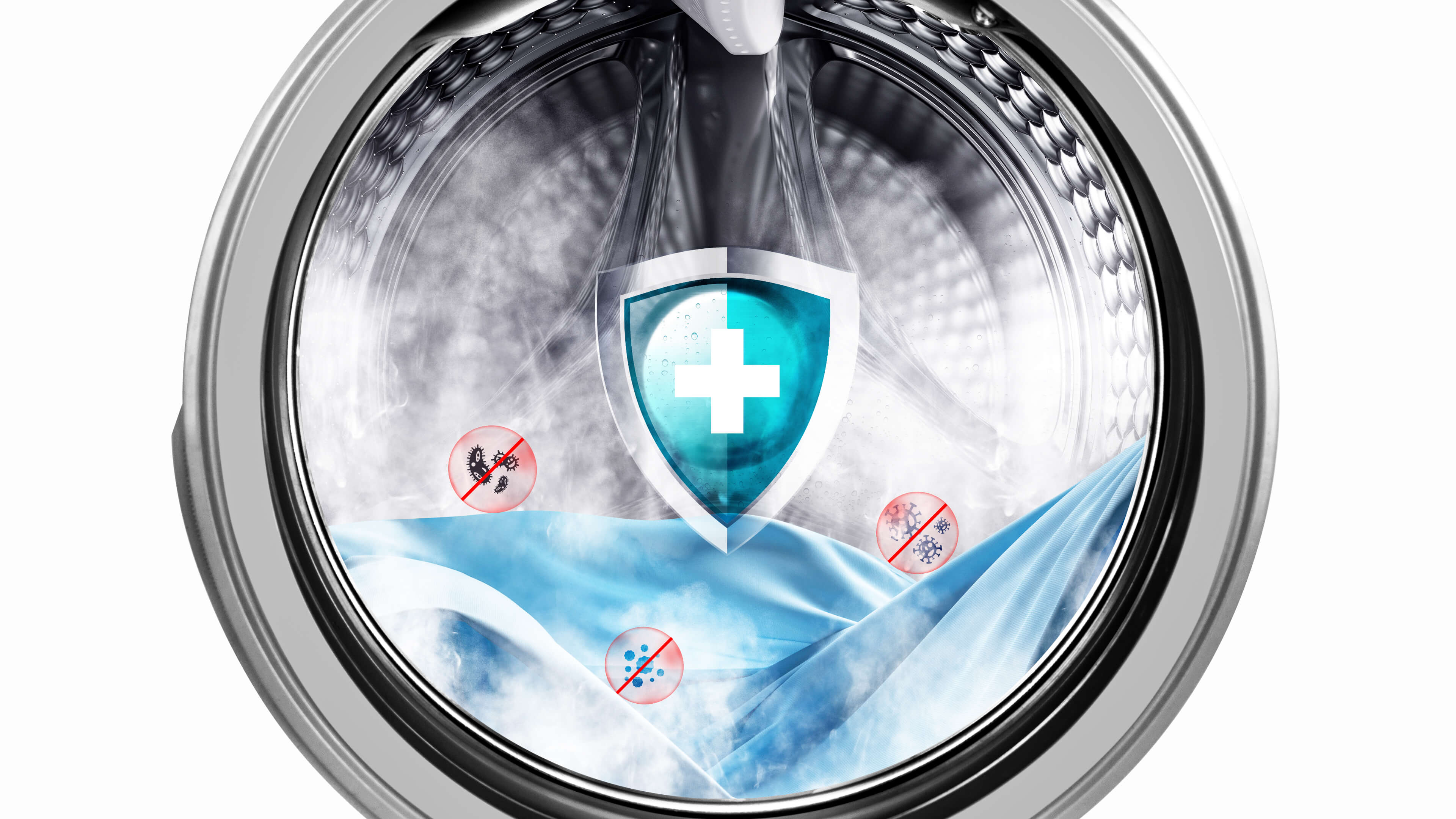 Washing Machine9KG 1400 rpm Spin Washing Machine with Steam Wash A